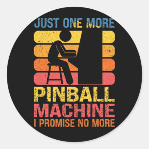 Adesivo Redondo Apenas Mais Um Pino Pinball Pinball Pover Pub