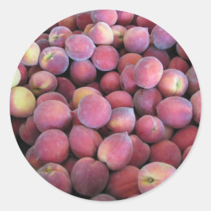 Adesivo Redondo Apenas Peachy
