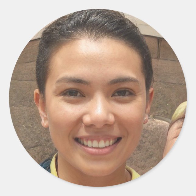 Adesivo Redondo Apenas Respire (Frente)