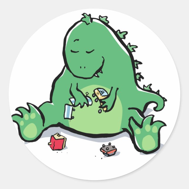 Adesivo Redondo apenas tocando (Frente)