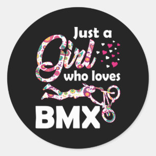 Adesivo Redondo Apenas Um Que Ama Bmx Bmx Biker