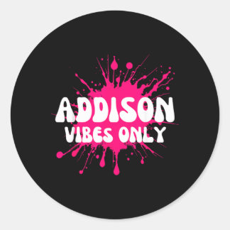 Adesivo Redondo Apenas Vibrações Addison