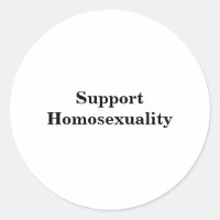 Apoiar a homossexualidade