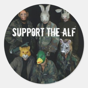 Adesivo Redondo Apoie o ALF