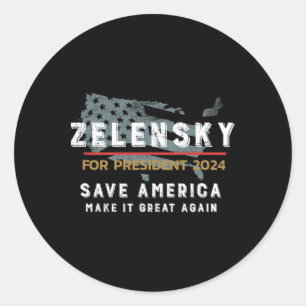 Adesivo Redondo Apoie Ukr E Zelensky Nem Todos Os Heróis Usam Capa