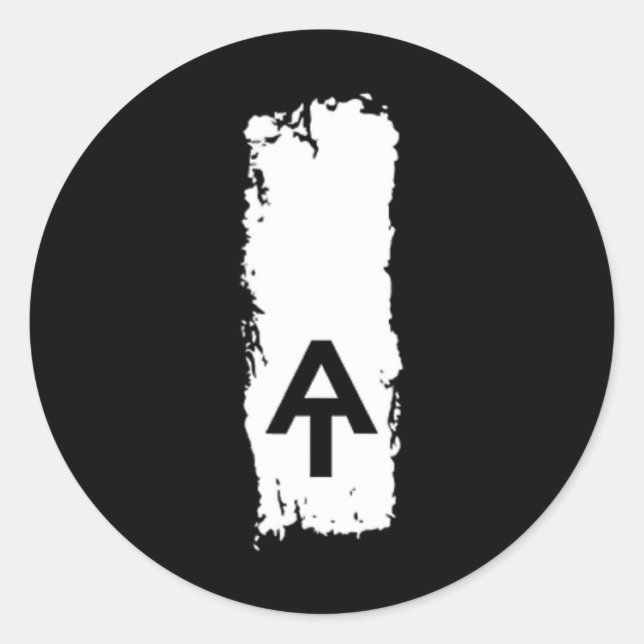 Adesivo Redondo Appalachian Trail Blaze Pocket Patch  (Frente)