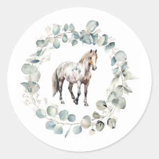 Adesivo Redondo Appaloosa Horse Stickers