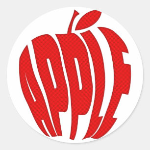 ADESIVO REDONDO APPLE
