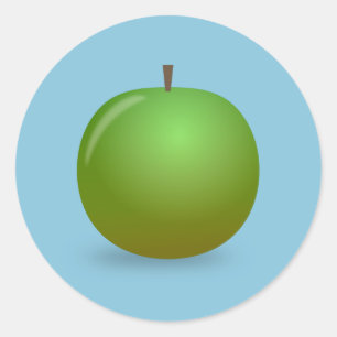 Adesivo Redondo Apple
