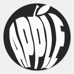 ADESIVO REDONDO APPLE