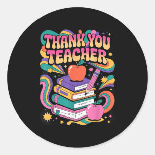 Adesivo Redondo Apple Obrigado Professores Professor Appr Motivaci