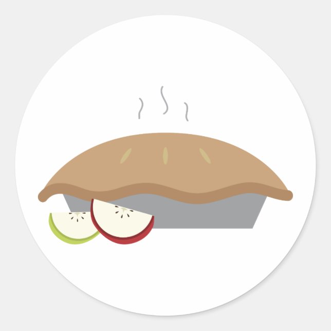 Adesivo Redondo Apple Pie (Frente)