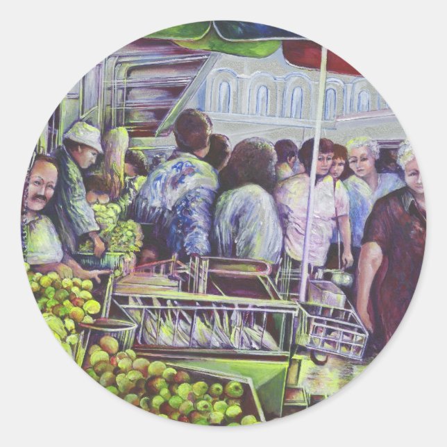 Adesivo Redondo Apple Pies requer Apple, Misloc (Frente)