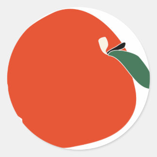 Adesivo Redondo Apple Sticker