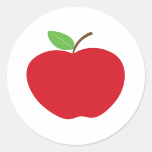 Adesivo Redondo Apple Sticker