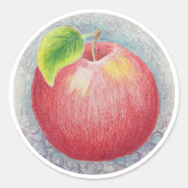 Adesivo Redondo Apple Stickers 2