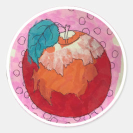 Adesivo Redondo Apple Stickers 7