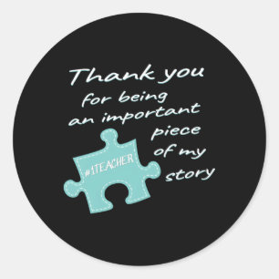 Adesivo Redondo Apreciação Do Professor Número Um Fim Do Professor