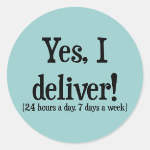 Adesivo Redondo Apresenta para parteiras e OBs