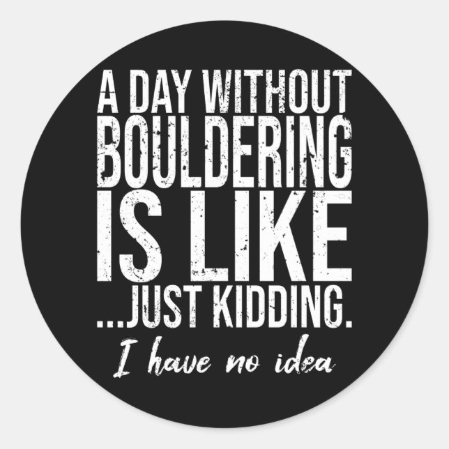 Adesivo Redondo Apresente desportivo engraçado (Frente)