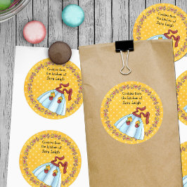Adesivo Redondo Apron Cookie Swap Sticker