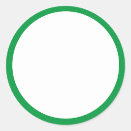 Adesivo Redondo Aprovação Verde