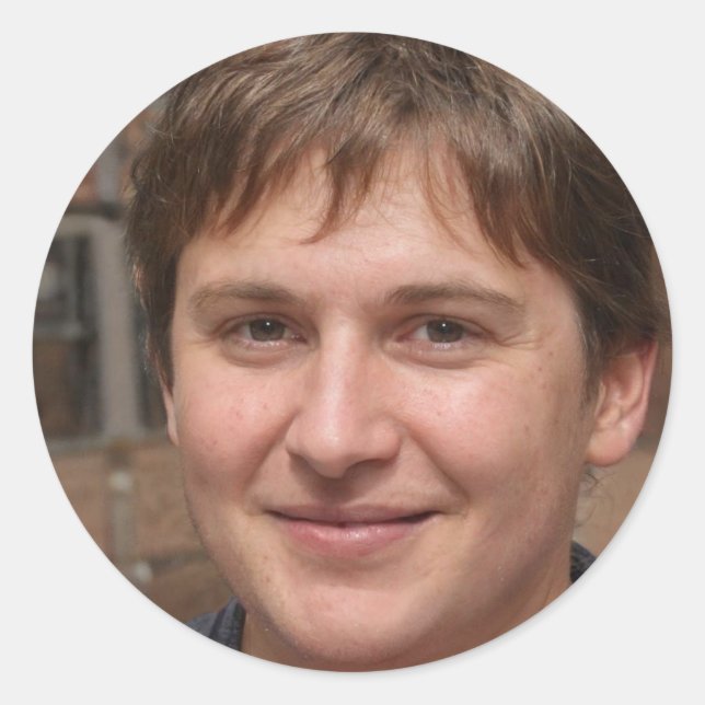 Adesivo Redondo Aproveite a corrida (Frente)