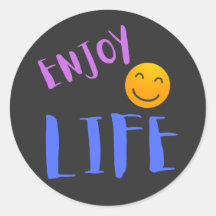 Aproveite a vida e pense positivo