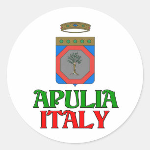 Adesivo Redondo Apulia Italia