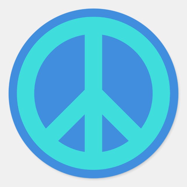 Adesivo Redondo Aqua Blue (Frente)