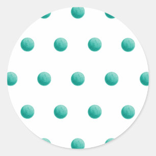Adesivo Redondo Aqua Dots Sticker