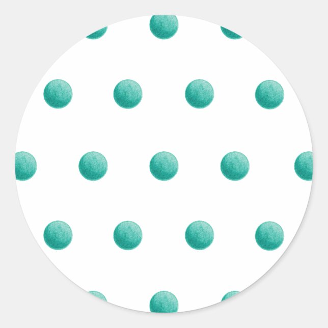 Adesivo Redondo Aqua Dots Sticker (Frente)