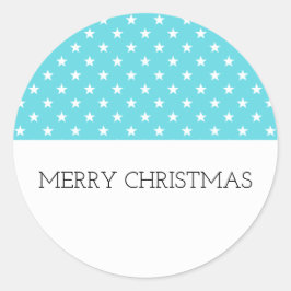 Adesivo Redondo Aqua Festivas Stars Stickers