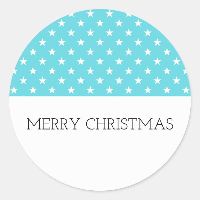 Adesivo Redondo Aqua Festivas Stars Stickers (Frente)
