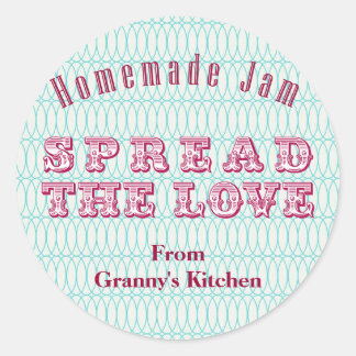 Adesivo Redondo Aqua Homemade Preserva Vinhetas