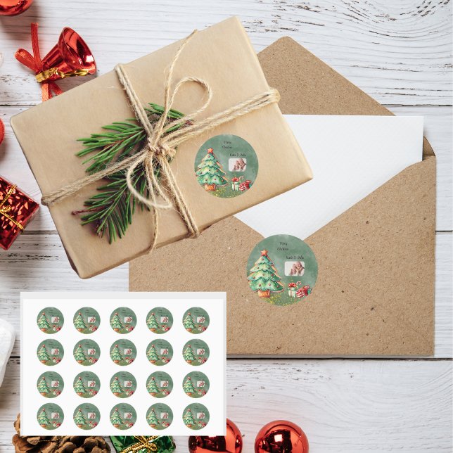 Adesivo Redondo Aquarela Magnética (Criador carregado)