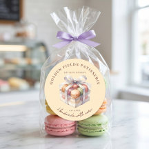 Aquarela Pastel Macaron Patisseria Padaria