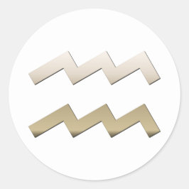 Adesivo Redondo Aquário