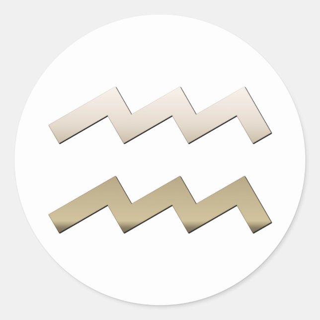 Adesivo Redondo Aquário (Frente)