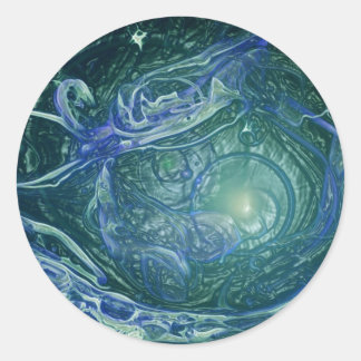 Adesivo Redondo aquário