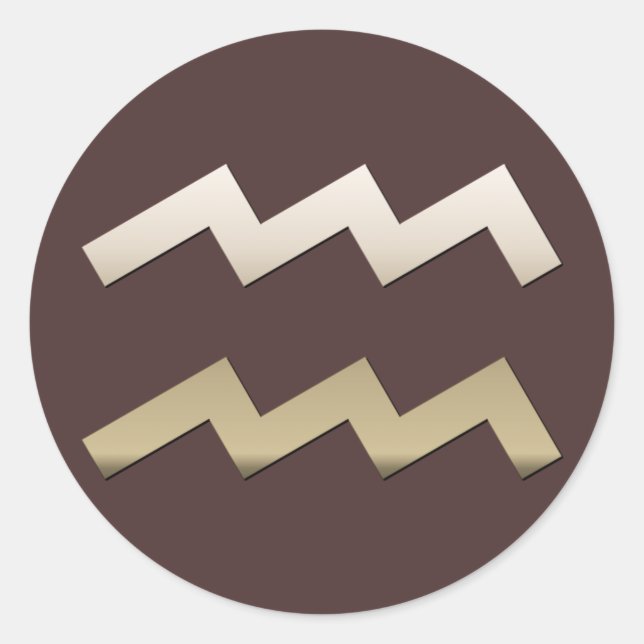 Adesivo Redondo Aquário (Frente)