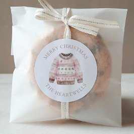 Adesivo Redondo Aquecedor de Água Personalizado Feliz Natal