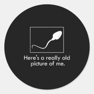 Adesivo Redondo Aqui Está Uma Imagem Muito Antiga De Mim Roupa Eng