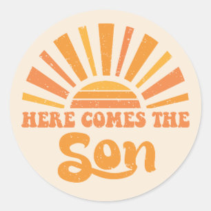 Adesivo Redondo Aqui Vem O Filho De Deus I (Jesus)