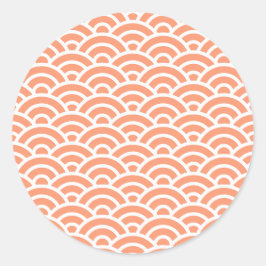 Adesivo Redondo ARAISYU 49 Seigaiha Waves - Energetic Ver.