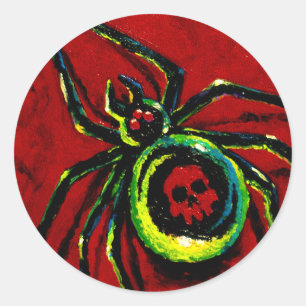 Adesivo Redondo Aranha