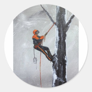 Adesivo Redondo Arborista Long Haul Husqvarna