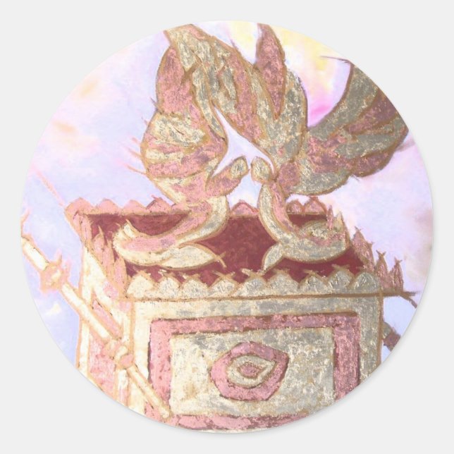 Adesivo Redondo Arca do Pacto (Frente)