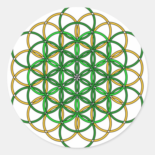 Adesivo Redondo Archangel Raphael3 (Frente)