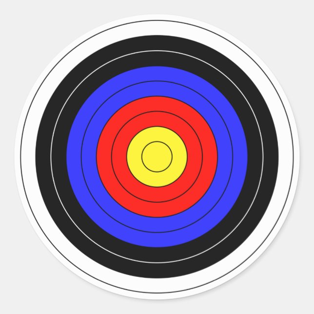 Adesivo Redondo archery (Frente)